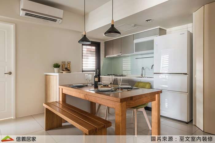 咖啡色餐廳室內裝潢設計，包括餐桌裝潢圖片