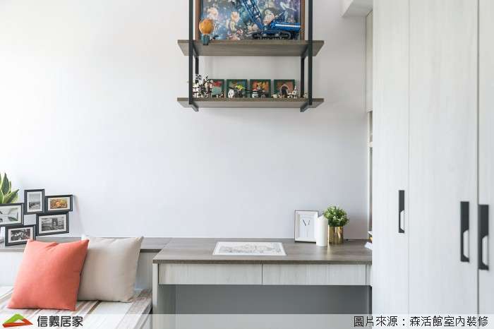 白色書房室內裝潢設計，包括裝潢圖片